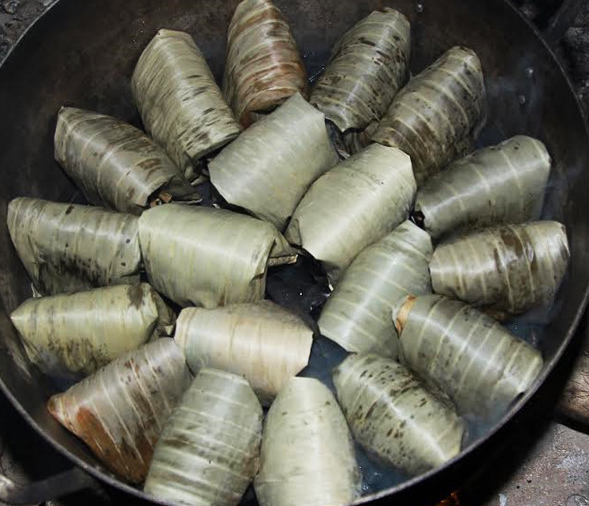 hấp bánh gai