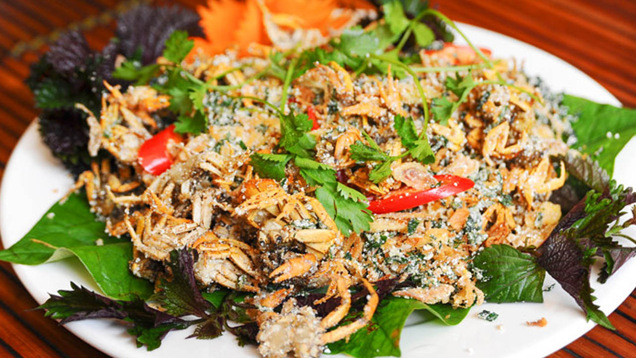 cua dồng rang lá lốt